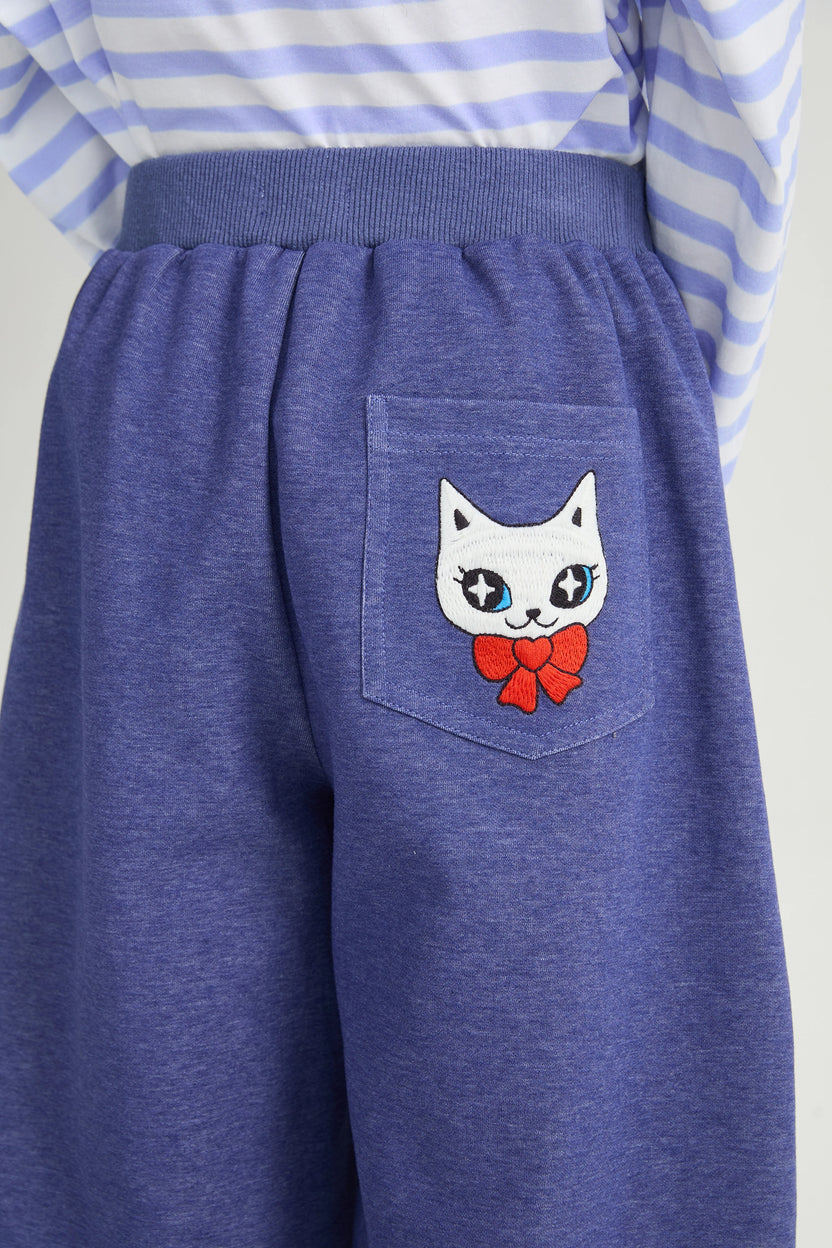 Starry Night Denim Joggers by Poco Blush, image 11