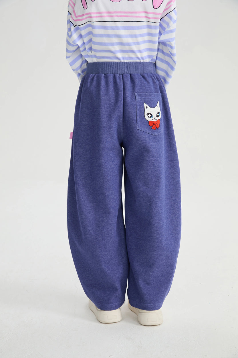 Starry Night Denim Joggers by Poco Blush, image 6