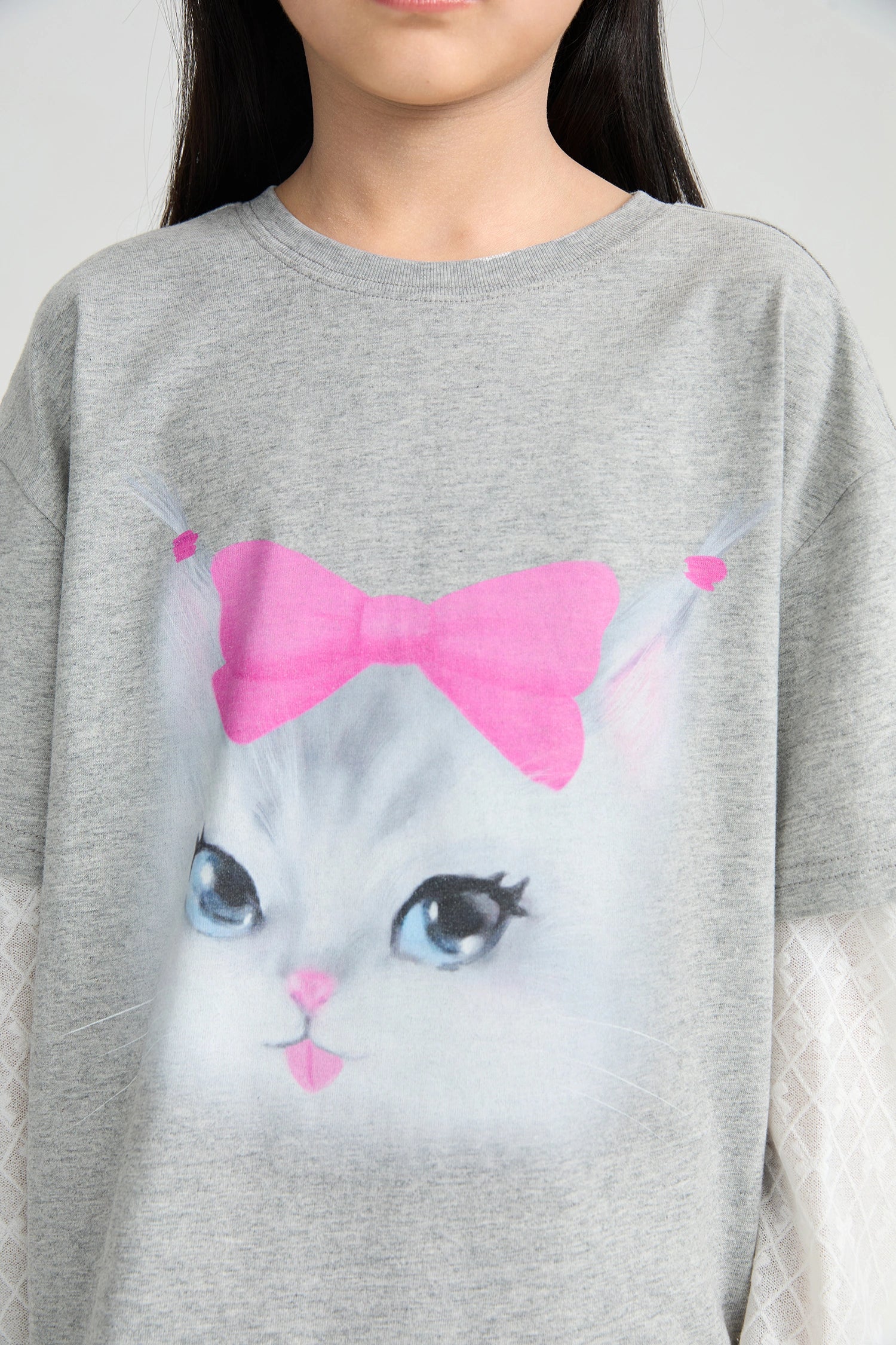 Poco Blush Kitty Warriors Layered T-Shirt