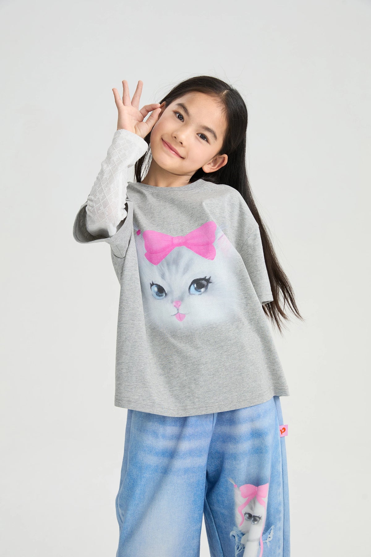 Poco Blush Kitty Warriors Layered T-Shirt