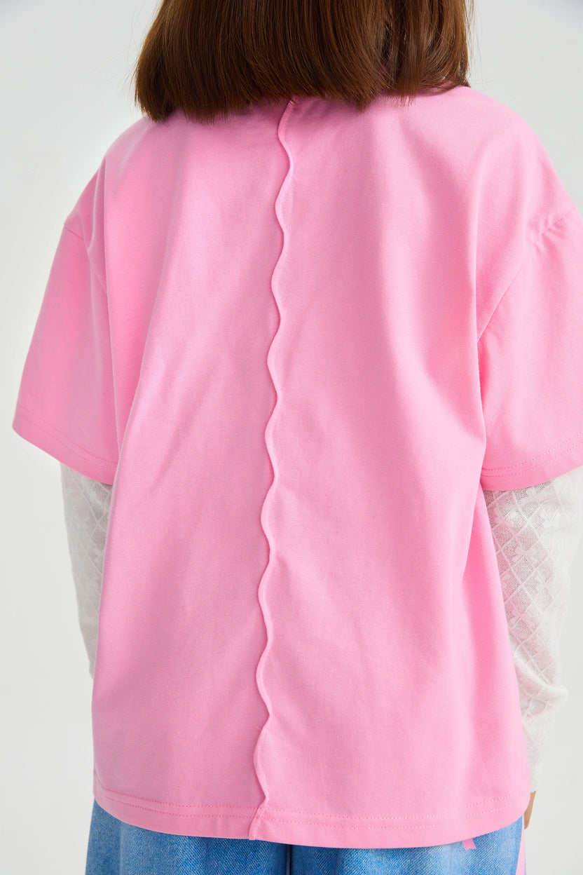Kitty Warriors Layered T-Shirt by Poco Blush, image 13