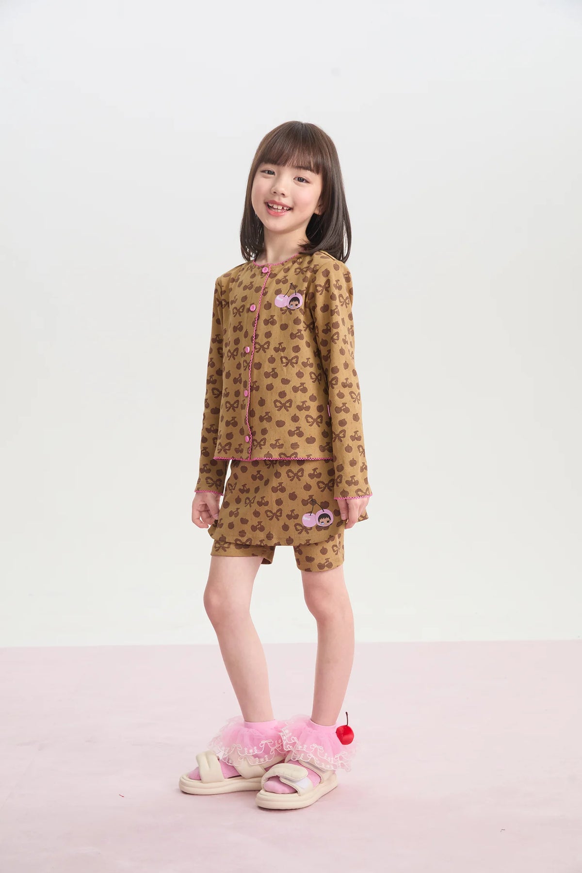 Popo and Coco Openwork Knit Cardigan by Poco Blush, image 7