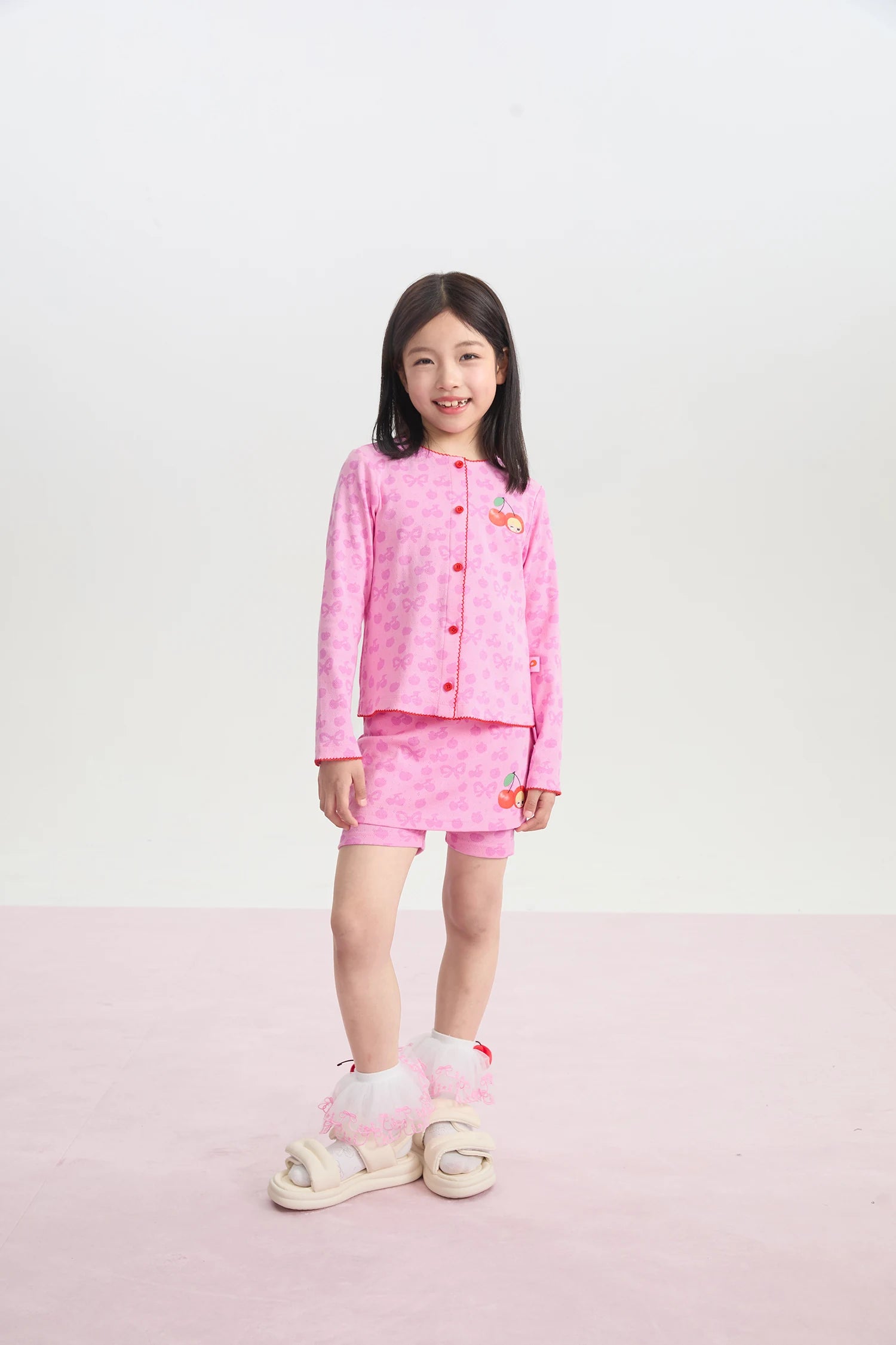 Popo and Coco Openwork Knit Cardigan by Poco Blush, image 8