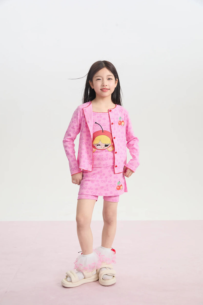 Popo and Coco Openwork Knit Cardigan by Poco Blush, image 10