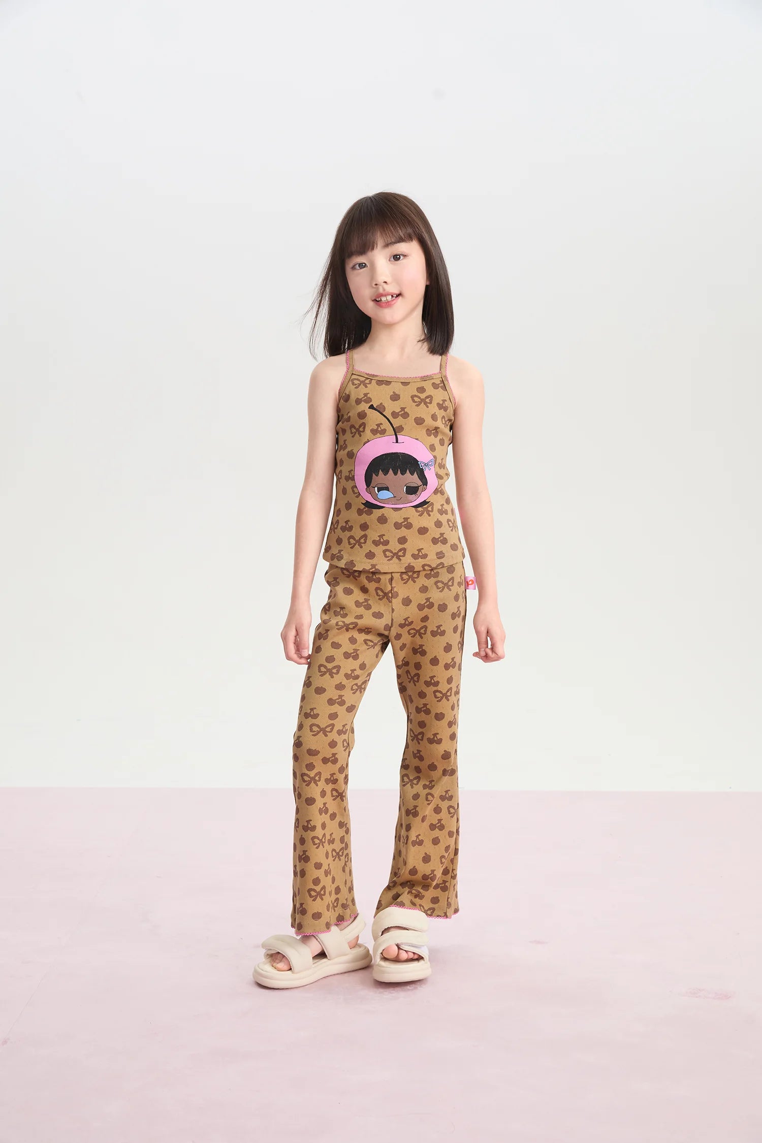Popo and Coco Knit Flare Pants by Poco Blush, image 5