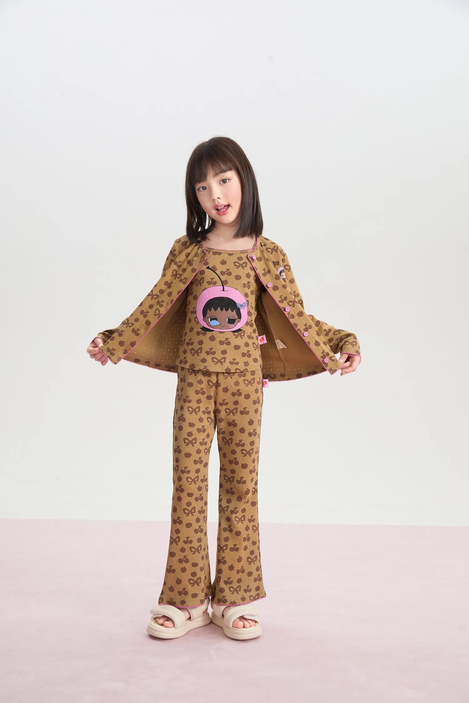 Popo and Coco Knit Flare Pants by Poco Blush, image 9