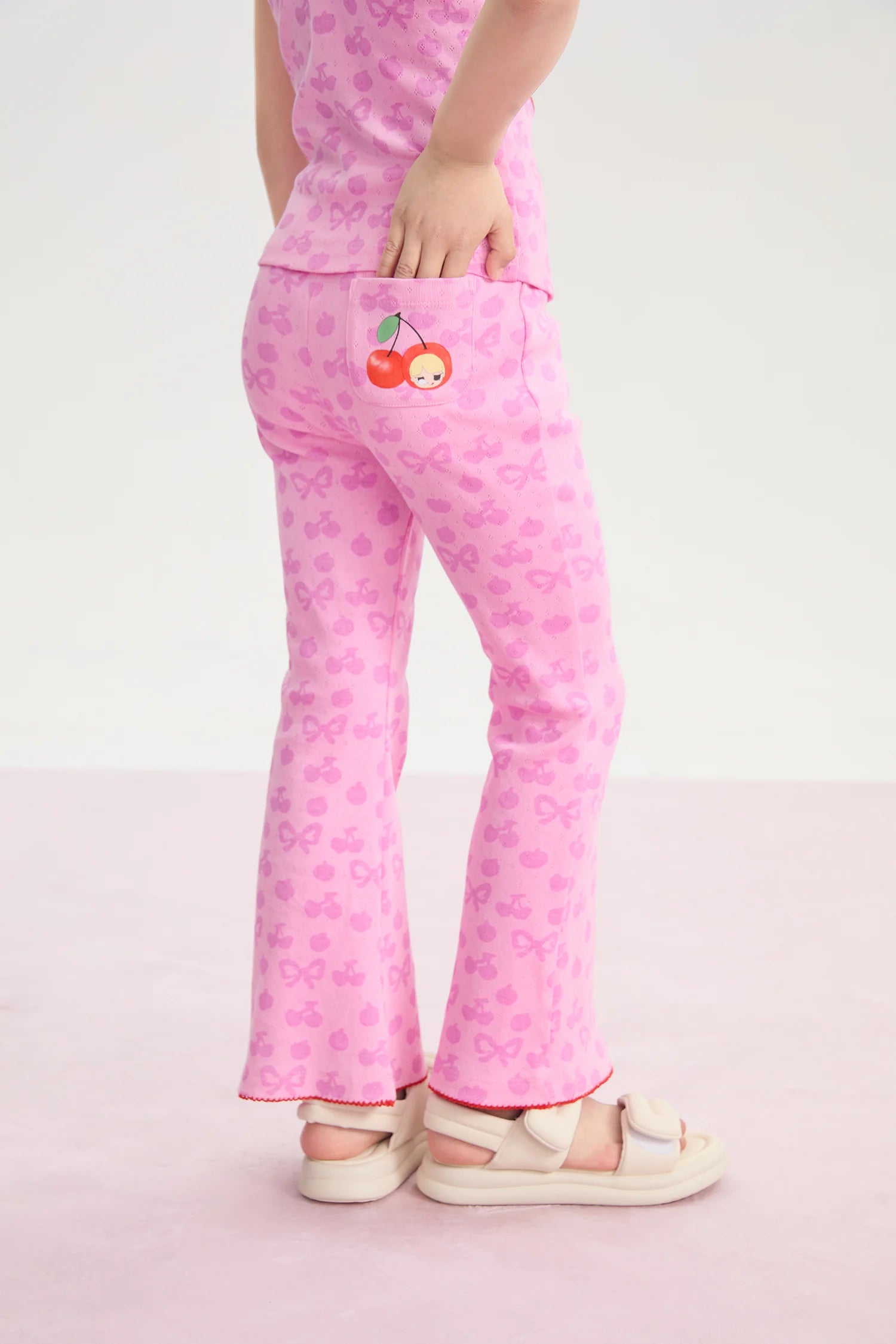 Popo and Coco Knit Flare Pants by Poco Blush, image 8