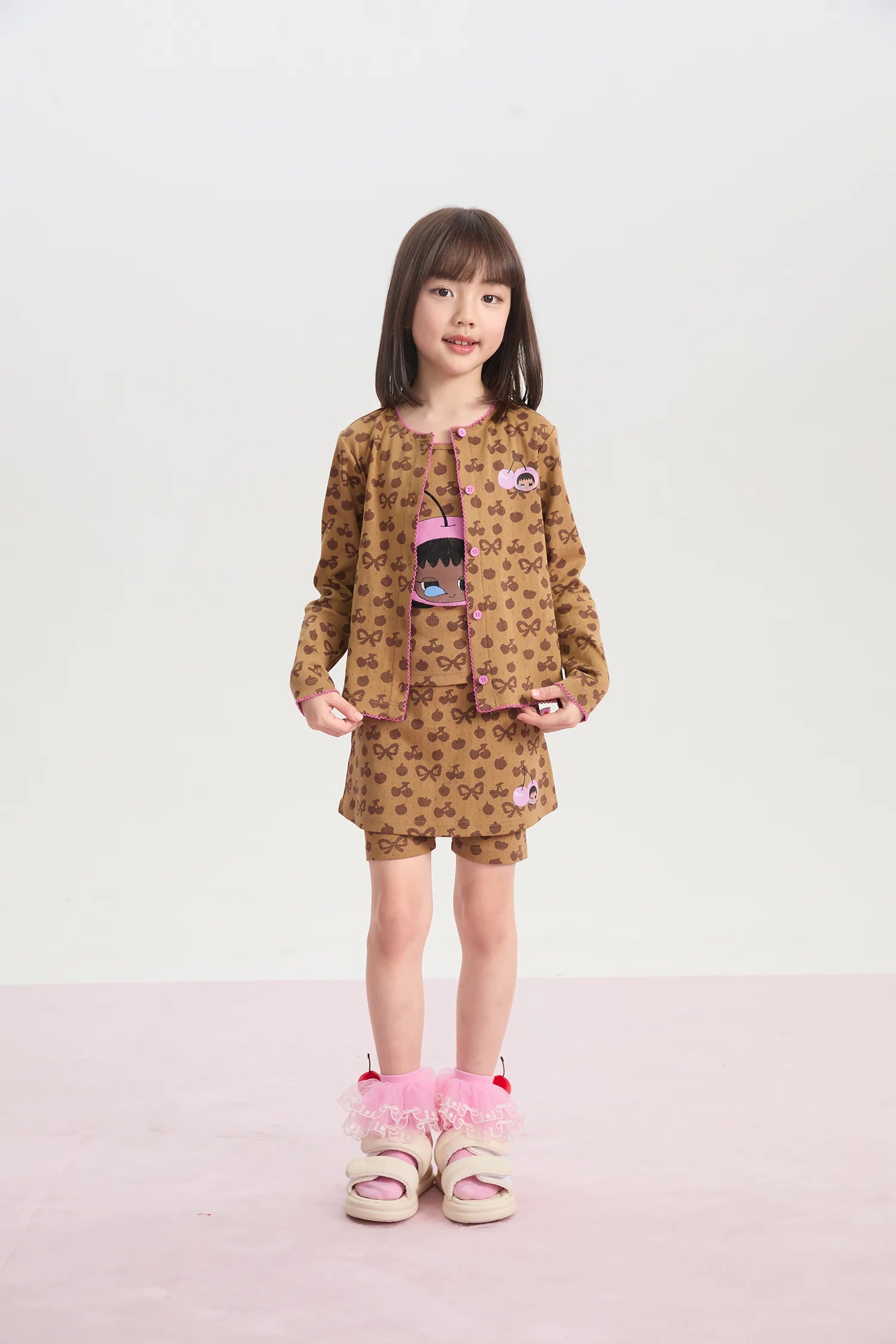 Popo and Coco Knit Skort by Poco Blush, image 5