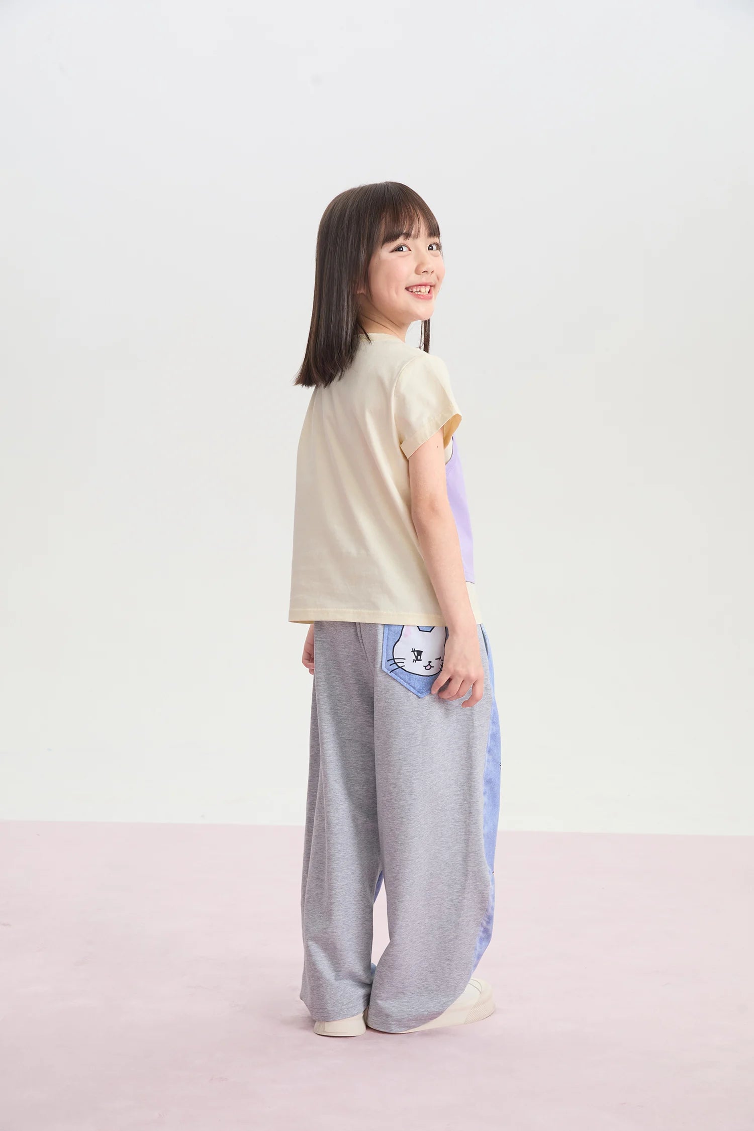 Star Moon Messenger Denim-Look Knit Pants by Poco Blush, image 11