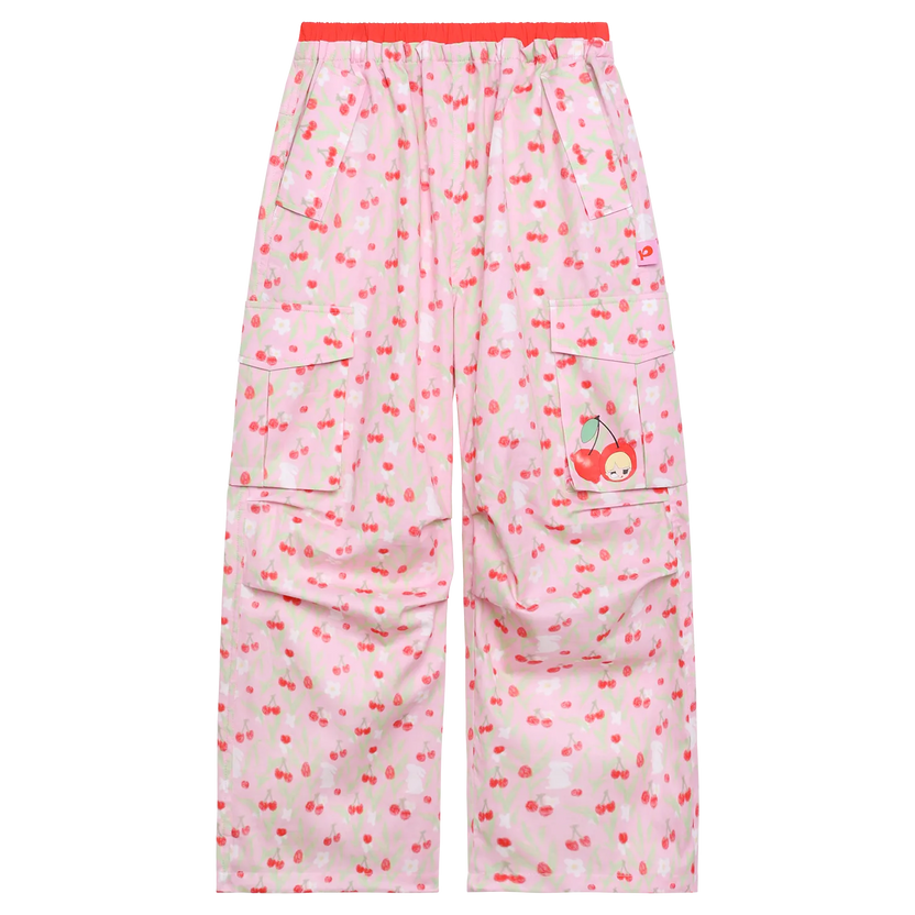 Cherry Meadow Parachute Cargo Pants by Poco Blush, image 2