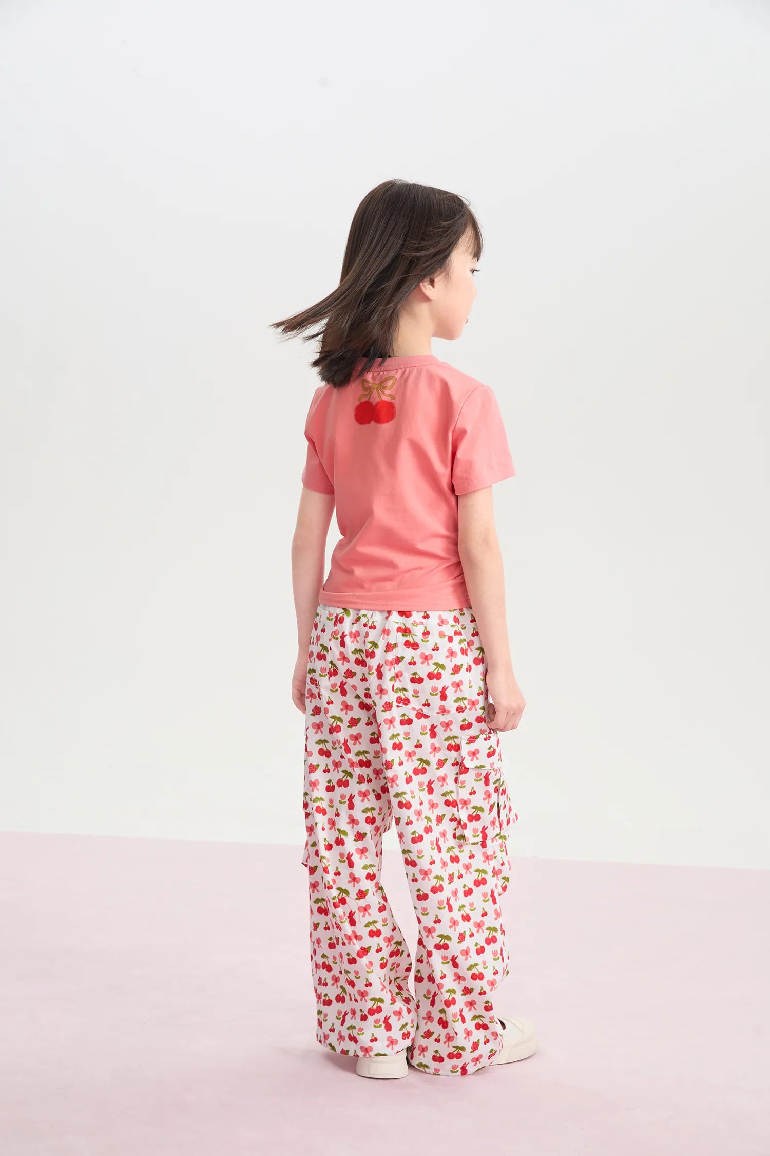 Cherry Meadow Parachute Cargo Pants by Poco Blush, image 13