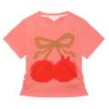 Cherry Bunny Gathered Tee by Poco Blush