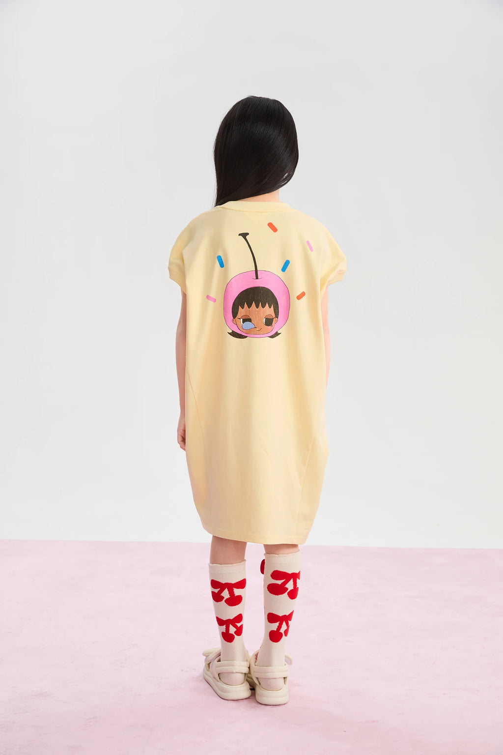 Poco Blush POPO & COCO Cool-Touch T-Shirt Dress for Girls