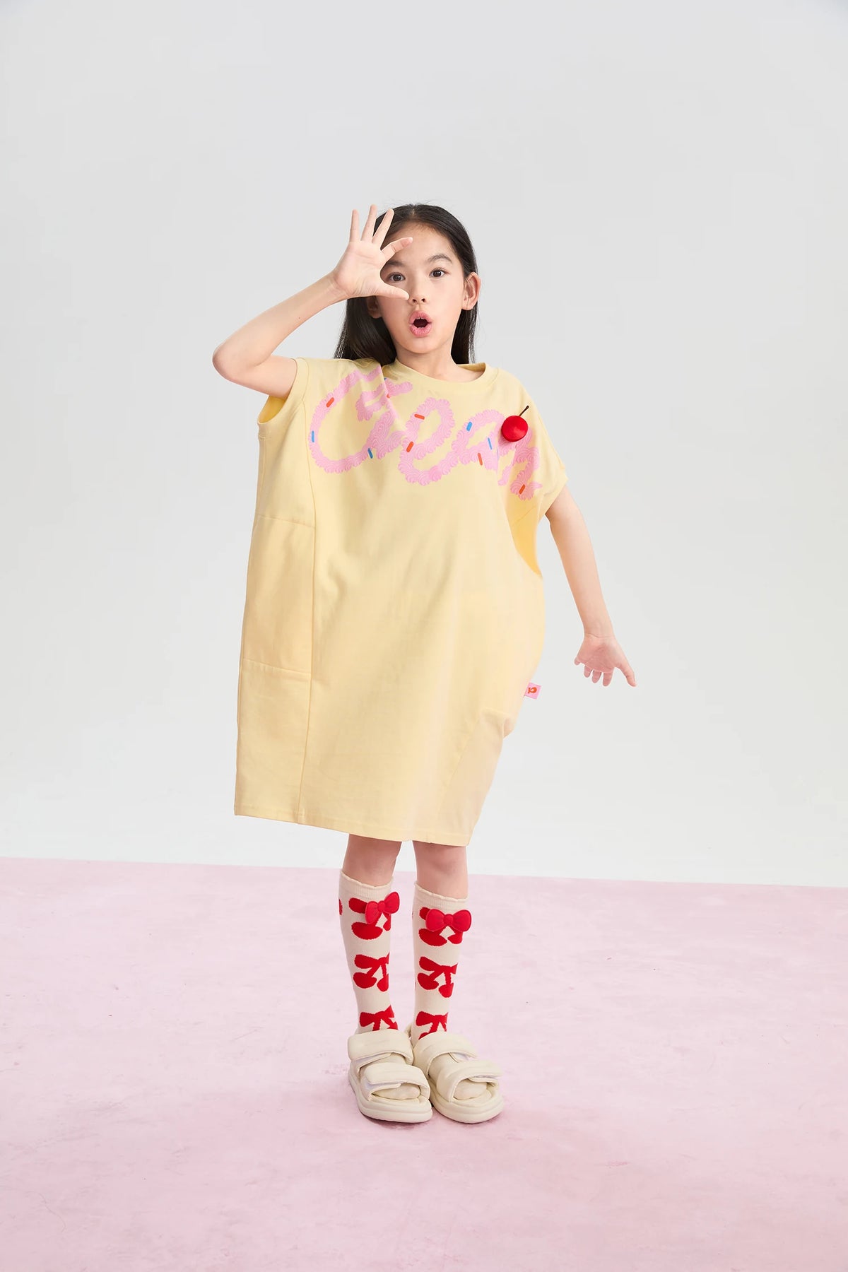 Poco Blush POPO & COCO Cool-Touch T-Shirt Dress