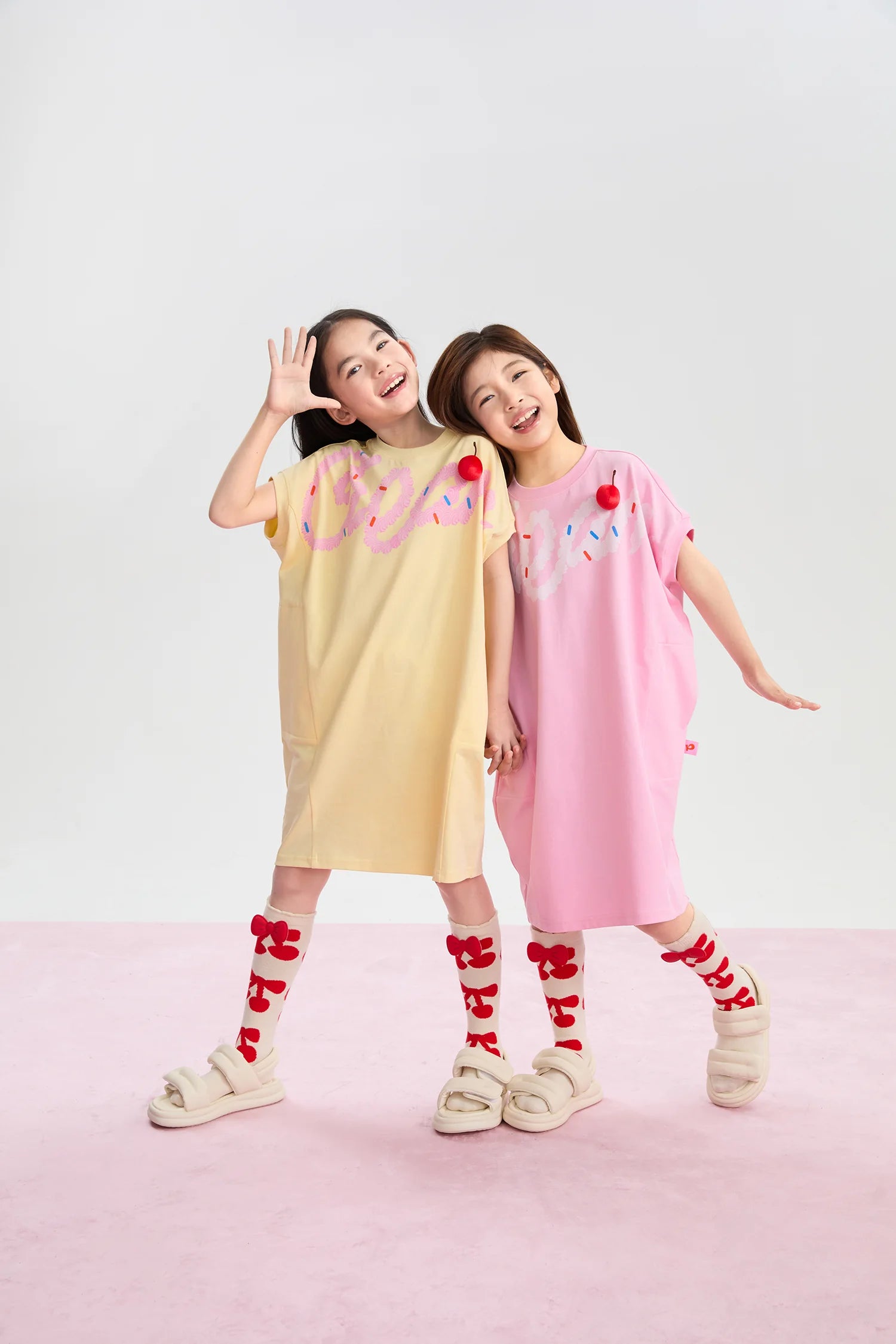 Poco Blush POPO & COCO Cool-Touch T-Shirt Dress for Girls