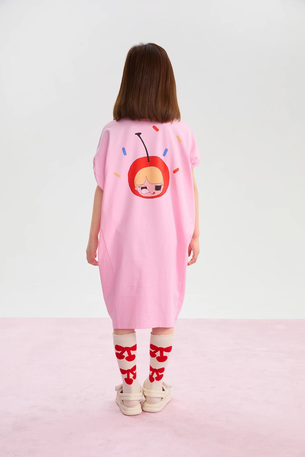 Poco Blush POPO & COCO Cool-Touch T-Shirt Dress