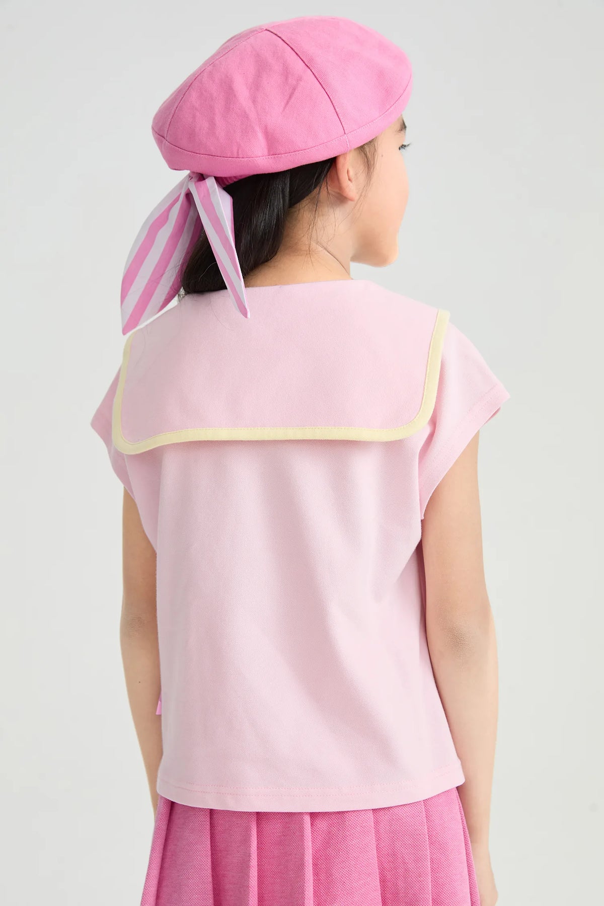 Kitty Warrior Sailor-Collar T-Shirt by Poco Blush, image 14