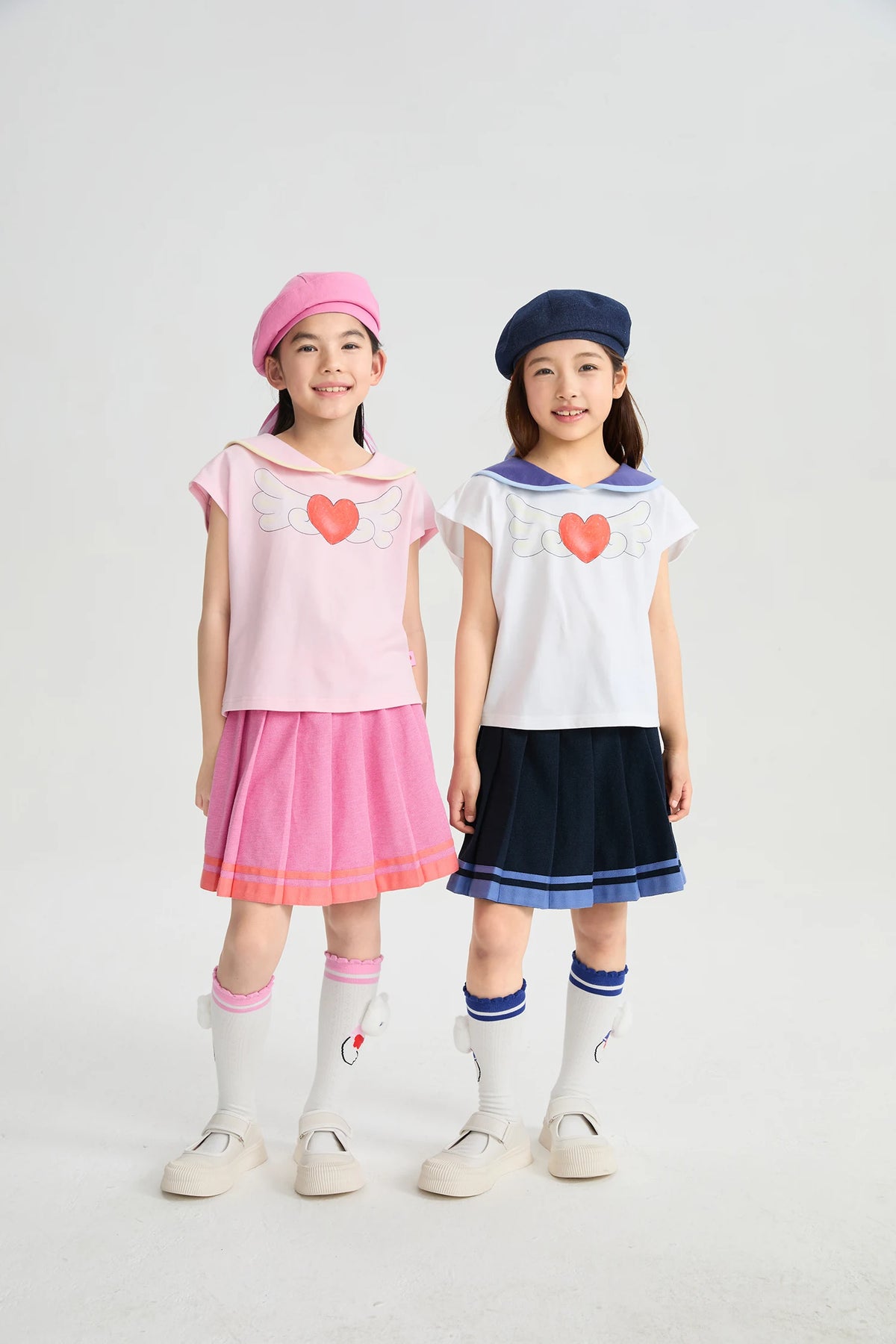 Kitty Warrior Sailor-Collar T-Shirt by Poco Blush, image 15