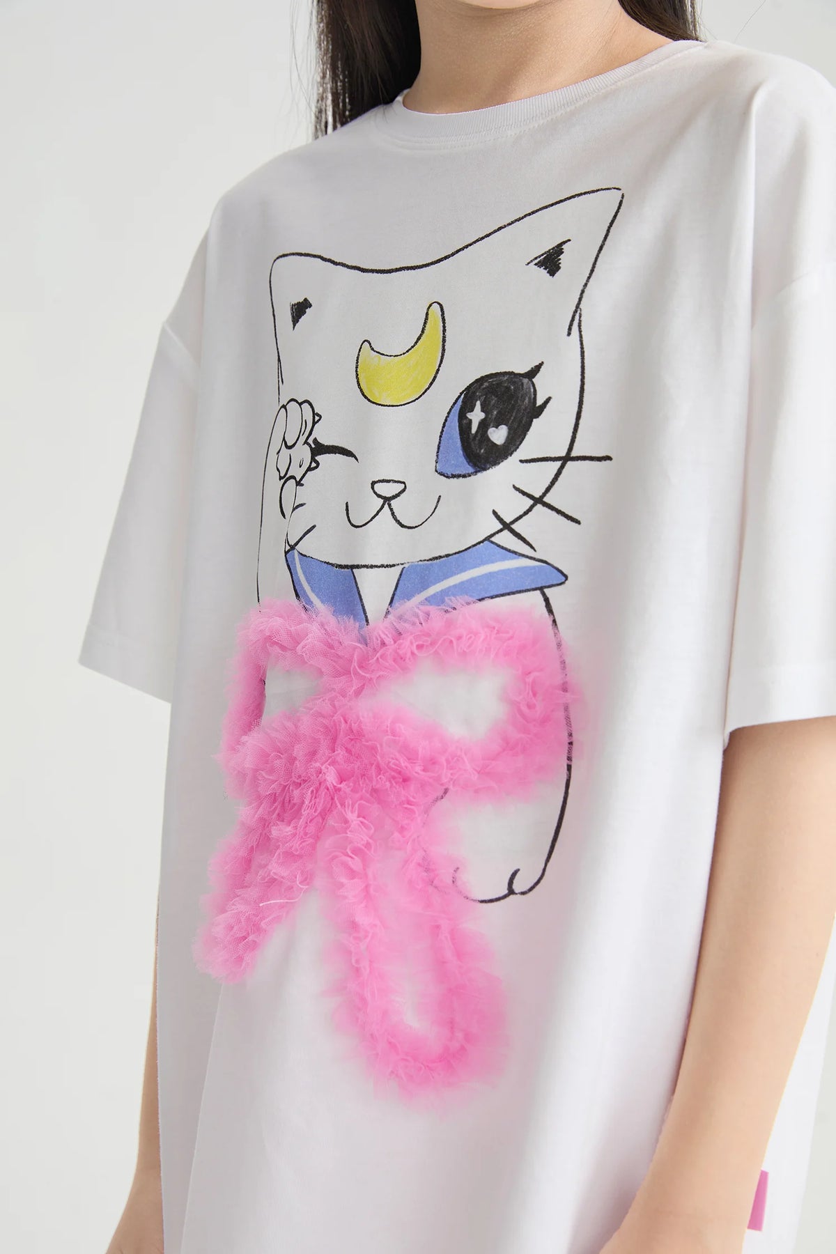 Moonlight Scissorhands Hand-Drawn T-Shirt by Poco Blush, image 12