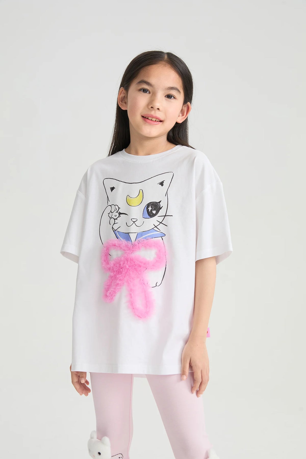 Poco Blush Moonlight Scissorhands Hand-Drawn T-Shirt