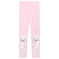 Kitty Warrior Appliqué Printed Leggings by Poco Blush, image 2