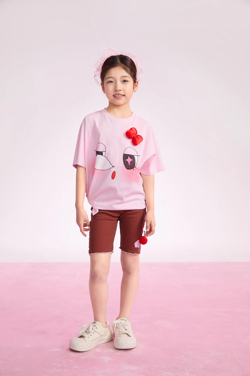 Goodnight Bubble 2-Way Printed T-Shirt by Poco Blush, image 10