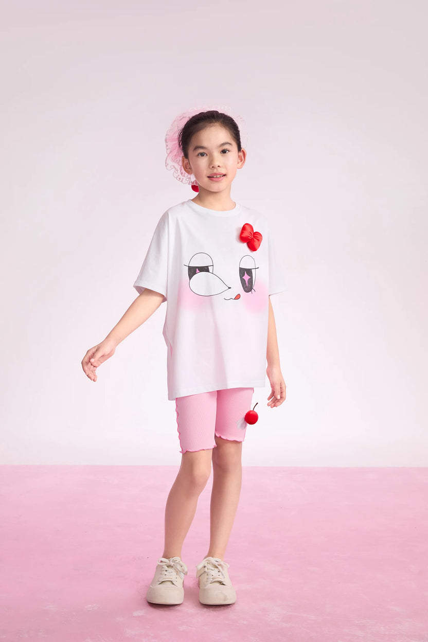 Goodnight Bubble 2-Way Printed T-Shirt by Poco Blush, image 9