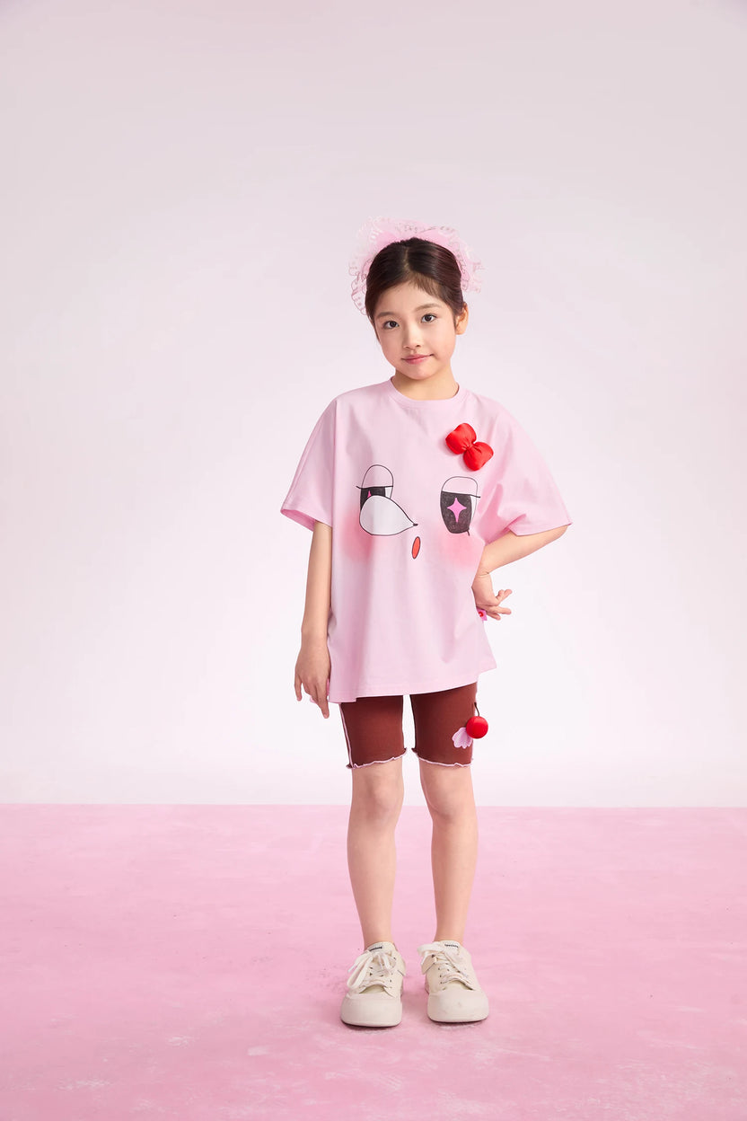 Goodnight Bubble 2-Way Printed T-Shirt by Poco Blush, image 8