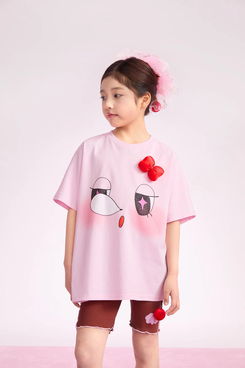 Goodnight Bubble 2-Way Printed T-Shirt by Poco Blush, image 6