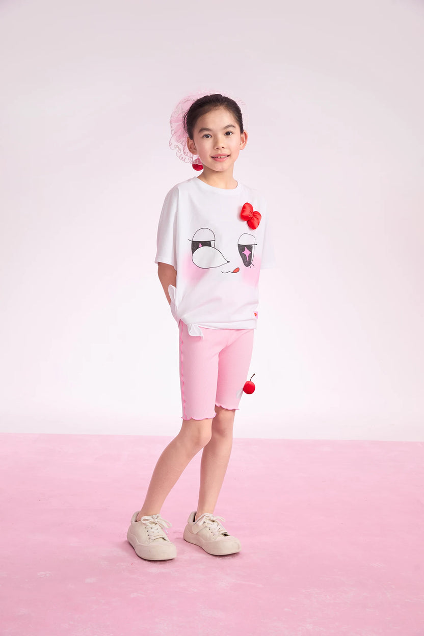 Goodnight Bubble 2-Way Printed T-Shirt by Poco Blush, image 7