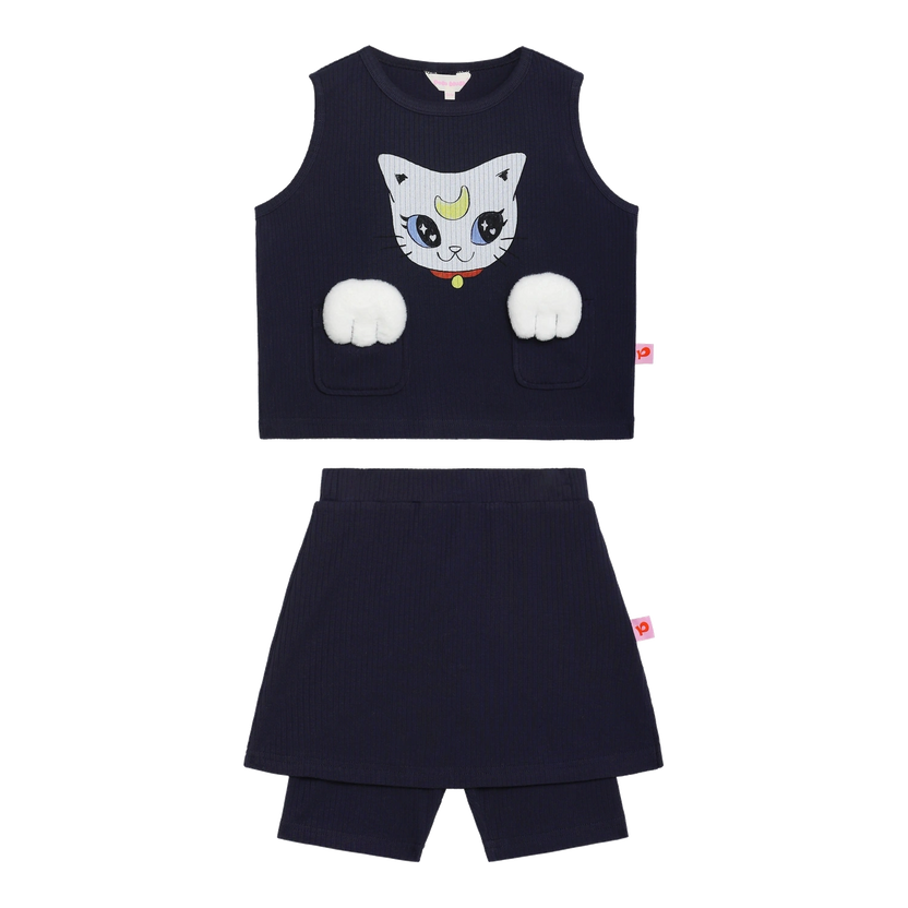 Pocket Cat Knitted Set by Poco Blush