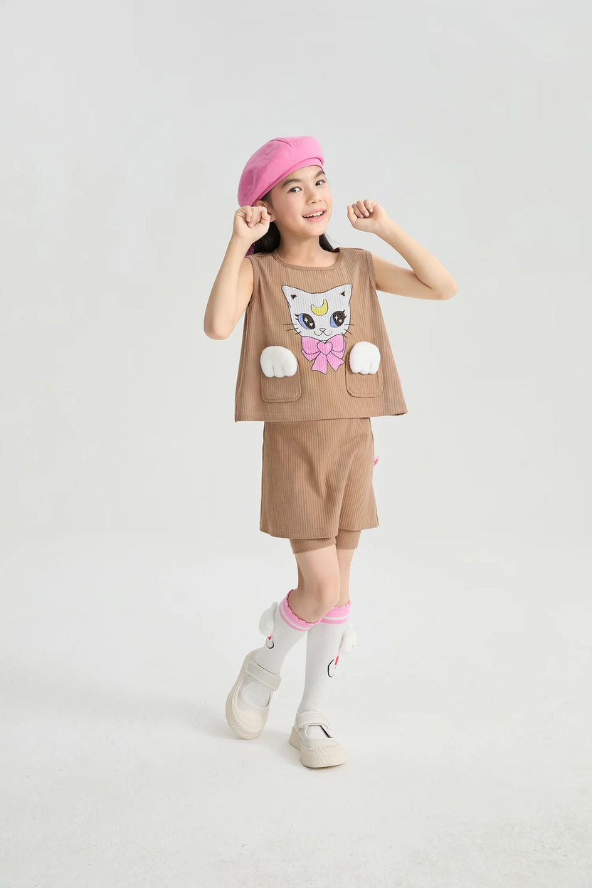 Pocket Cat Knitted Set by Poco Blush, image 6