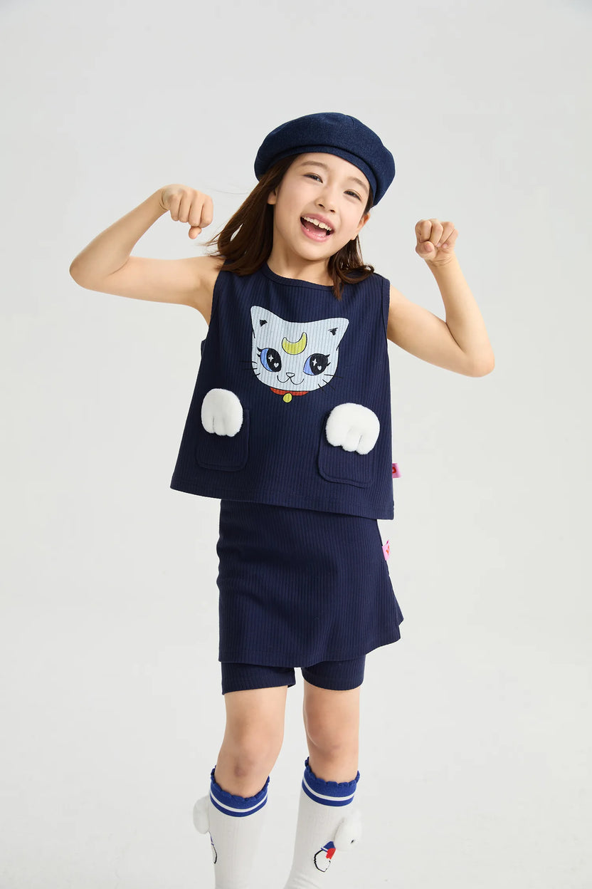 Pocket Cat Knitted Set by Poco Blush, image 3