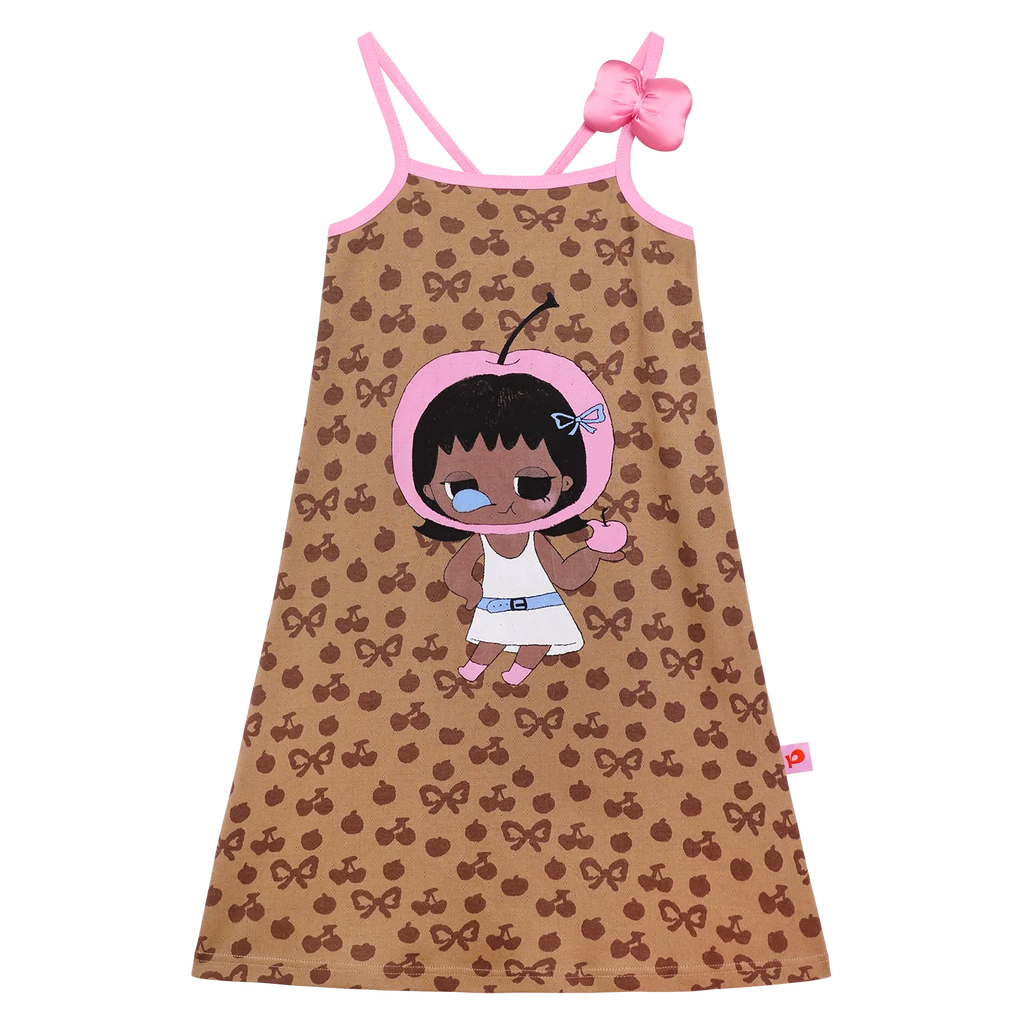 Popo and Coco Knit Pinafore Dress by Poco Blush