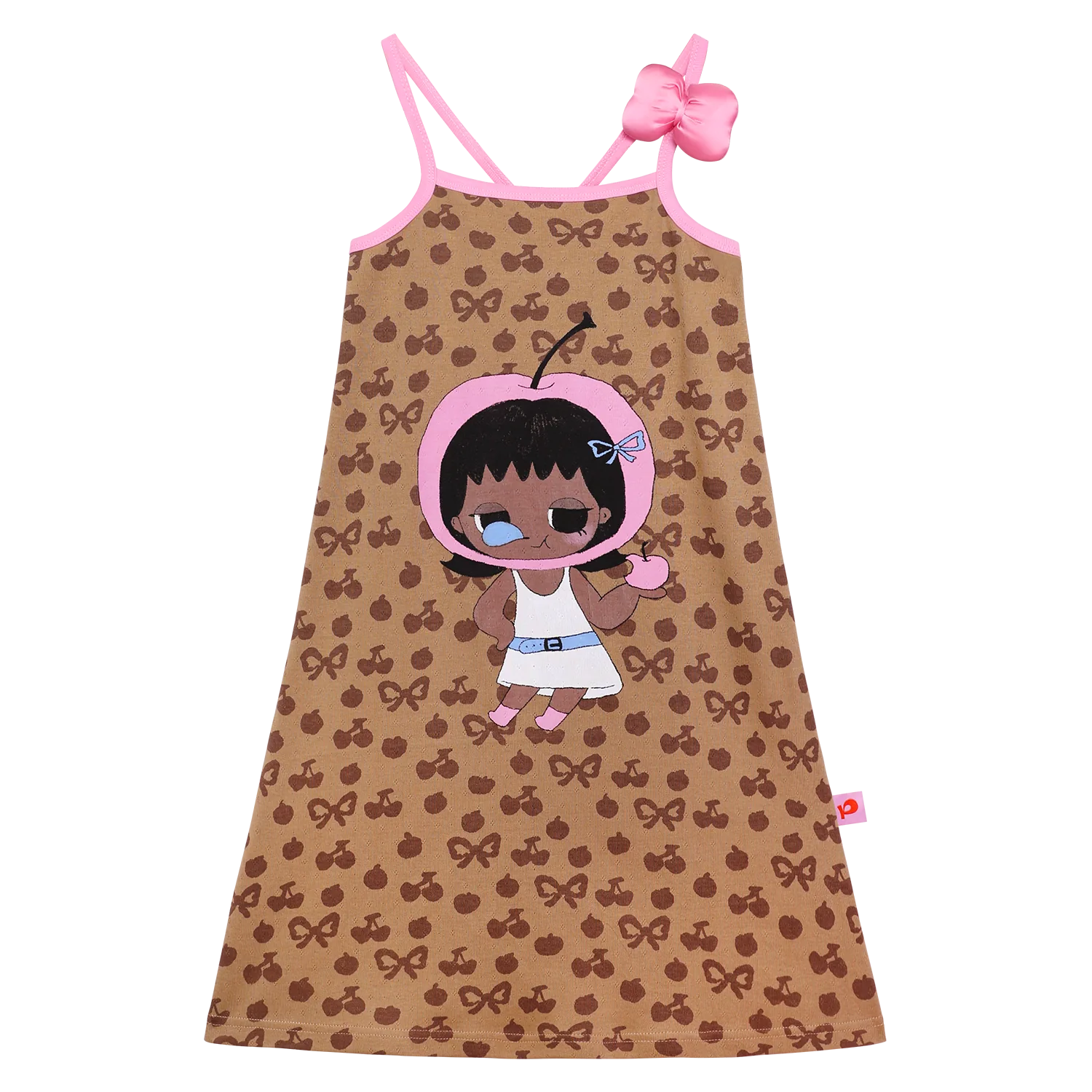 Popo and Coco Knit Pinafore Dress by Poco Blush