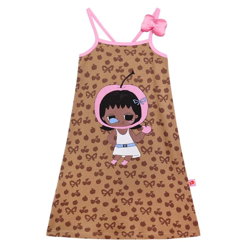 Popo and Coco Knit Pinafore Dress by Poco Blush