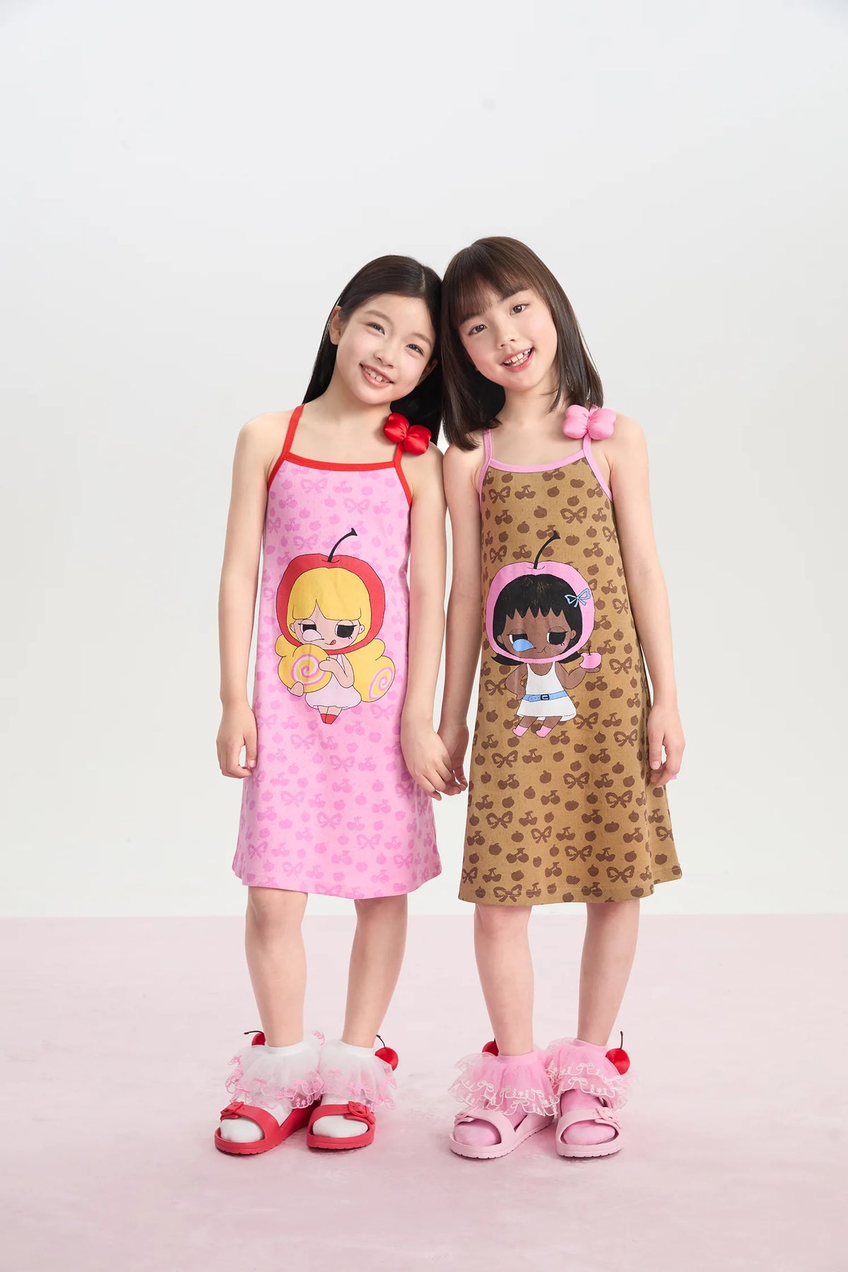 Popo and Coco Knit Pinafore Dress by Poco Blush, image 12