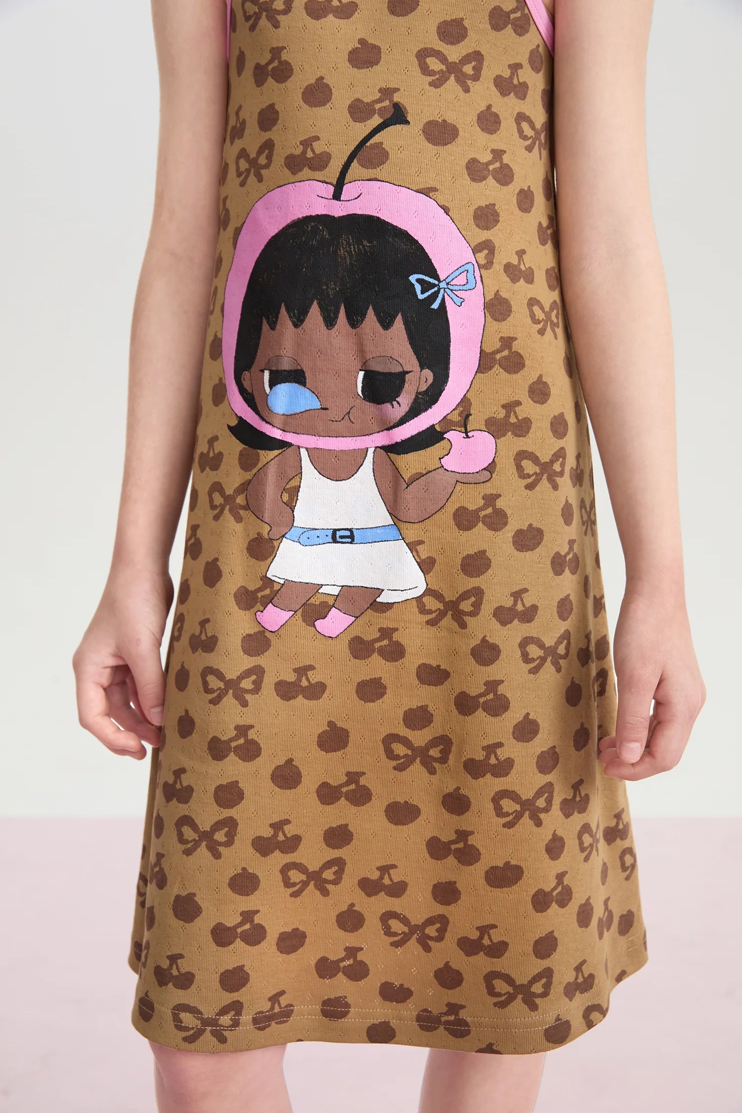 Popo and Coco Knit Pinafore Dress by Poco Blush, image 9