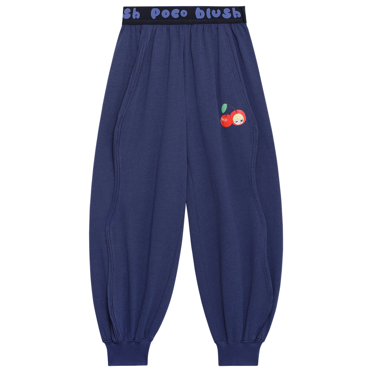 Poco Blush Lucky Cherry Quick-Dry Joggers Blue