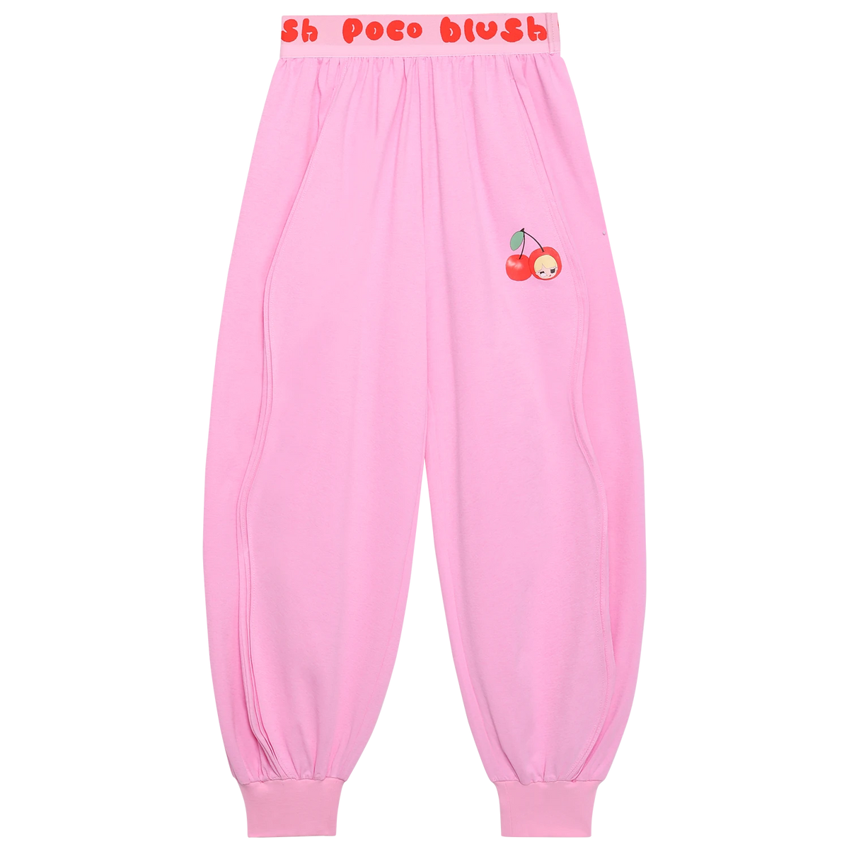 Poco Blush Lucky Cherry Quick-Dry Joggers Pink