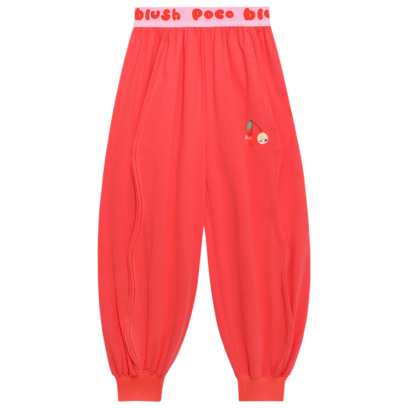 Lucky Cherry Quick-Dry Joggers by Poco Blush, image 2