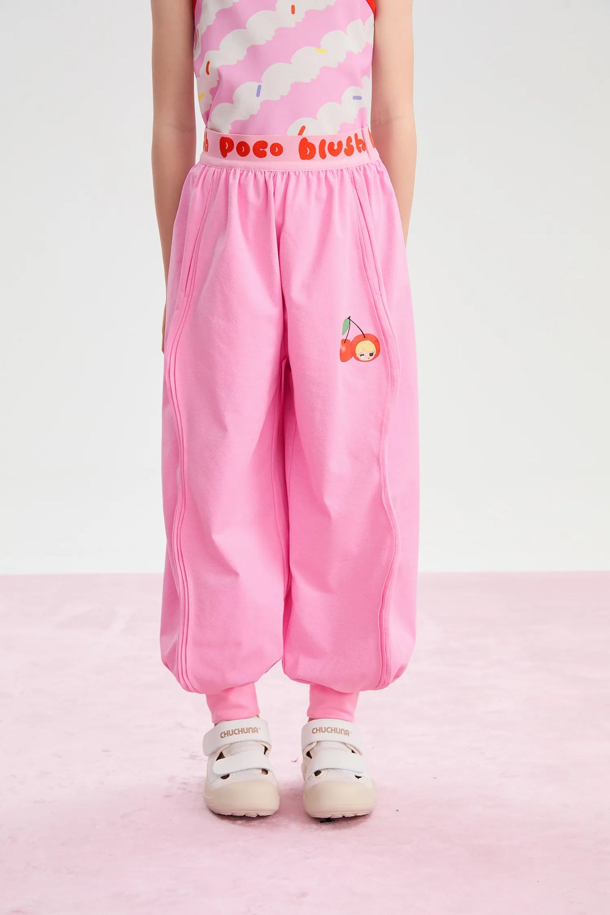 Poco Blush Lucky Cherry Quick-Dry Joggers