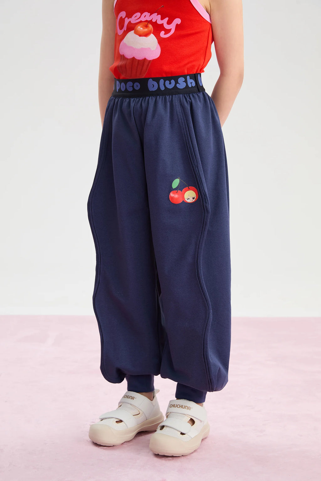 Poco Blush Lucky Cherry Quick-Dry Joggers