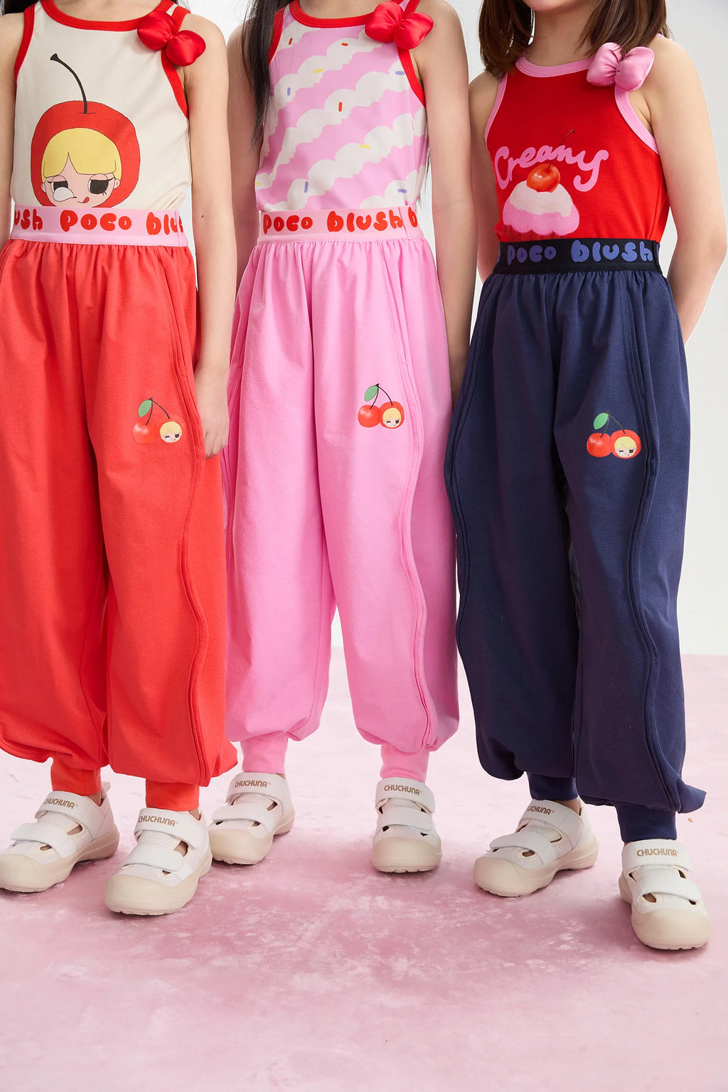 Poco Blush Lucky Cherry Quick-Dry Joggers