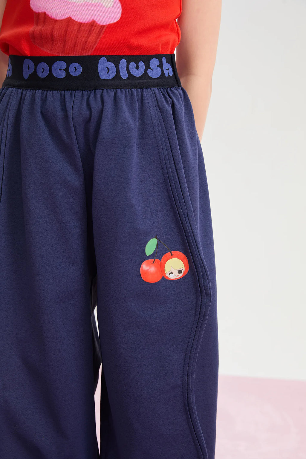 Poco Blush Lucky Cherry Quick-Dry Joggers