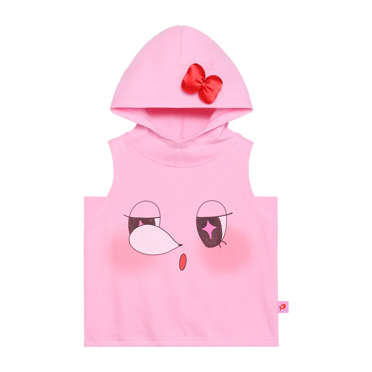 Poco Blush Goodnight Bubble Hooded Printed T-Shirt Pink