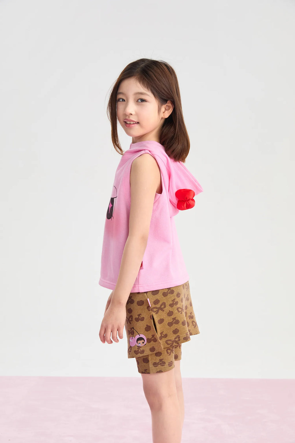 Poco Blush Goodnight Bubble Hooded Printed T-Shirt