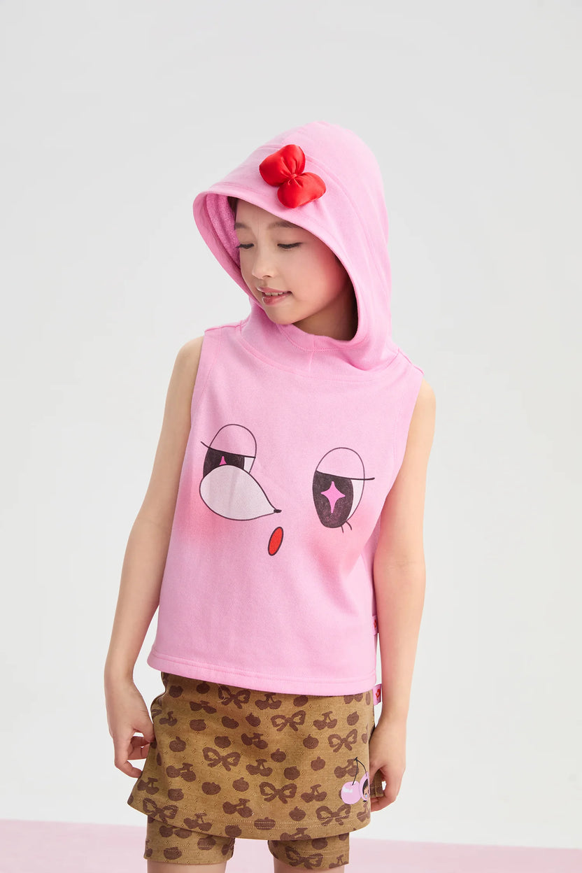 Goodnight Bubble Hooded Printed T-Shirt by Poco Blush, image 6