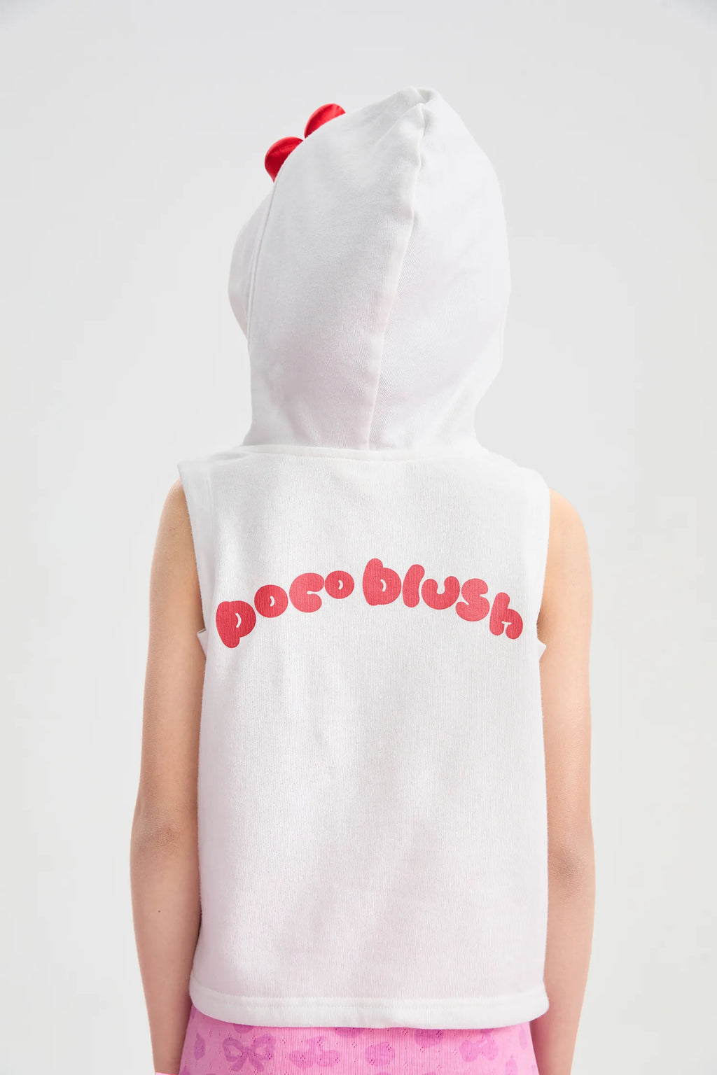 Poco Blush Goodnight Bubble Hooded Printed T-Shirt