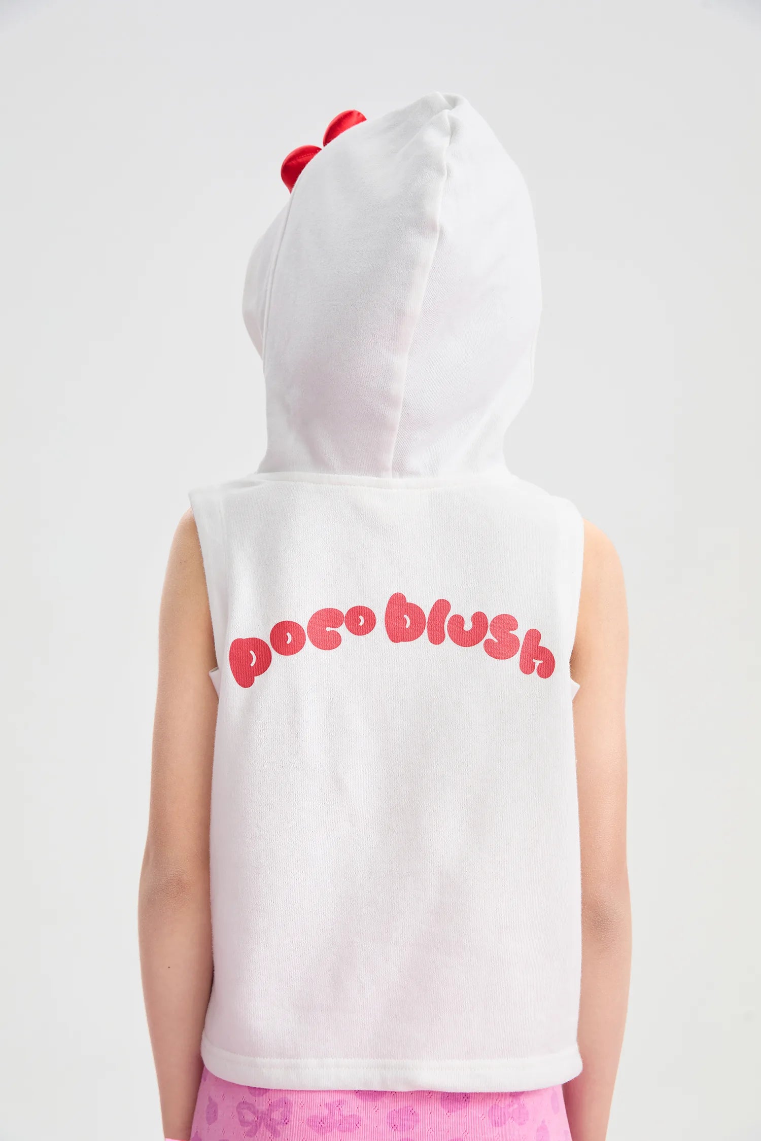 Poco Blush Goodnight Bubble Hooded Printed T-Shirt